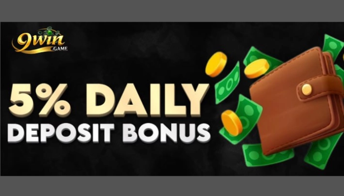 9win game 55% daily deposit bonus image