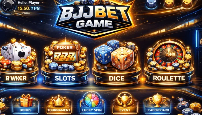 bjjbet game dashboard image