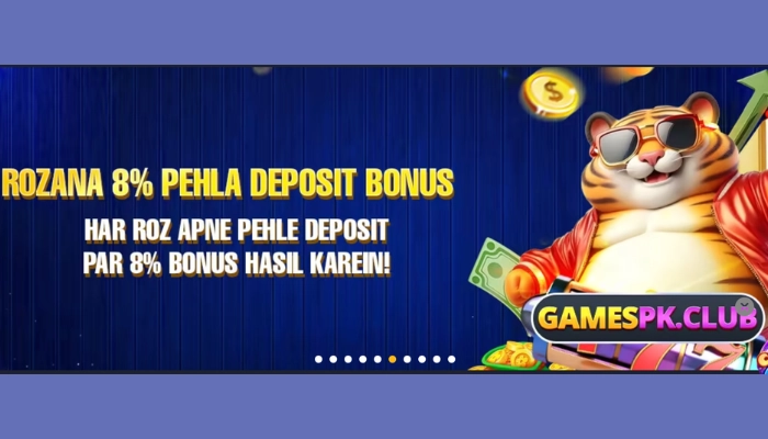 gamespk game every day first deposit bonus image