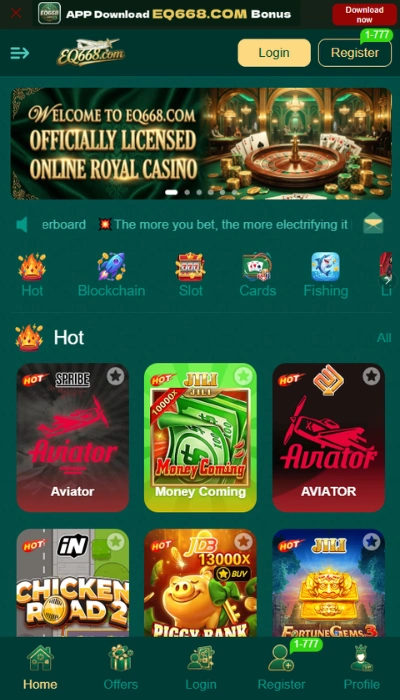 Eq668 Game Dashborad image