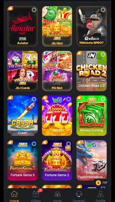 no 777 game dashboard image